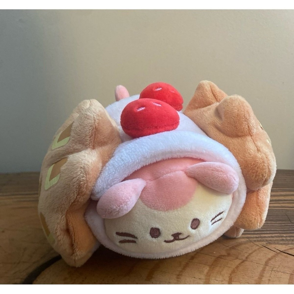 Anirollz Small Stuffed Animal Ice Cream Sandwich Kittiroll
